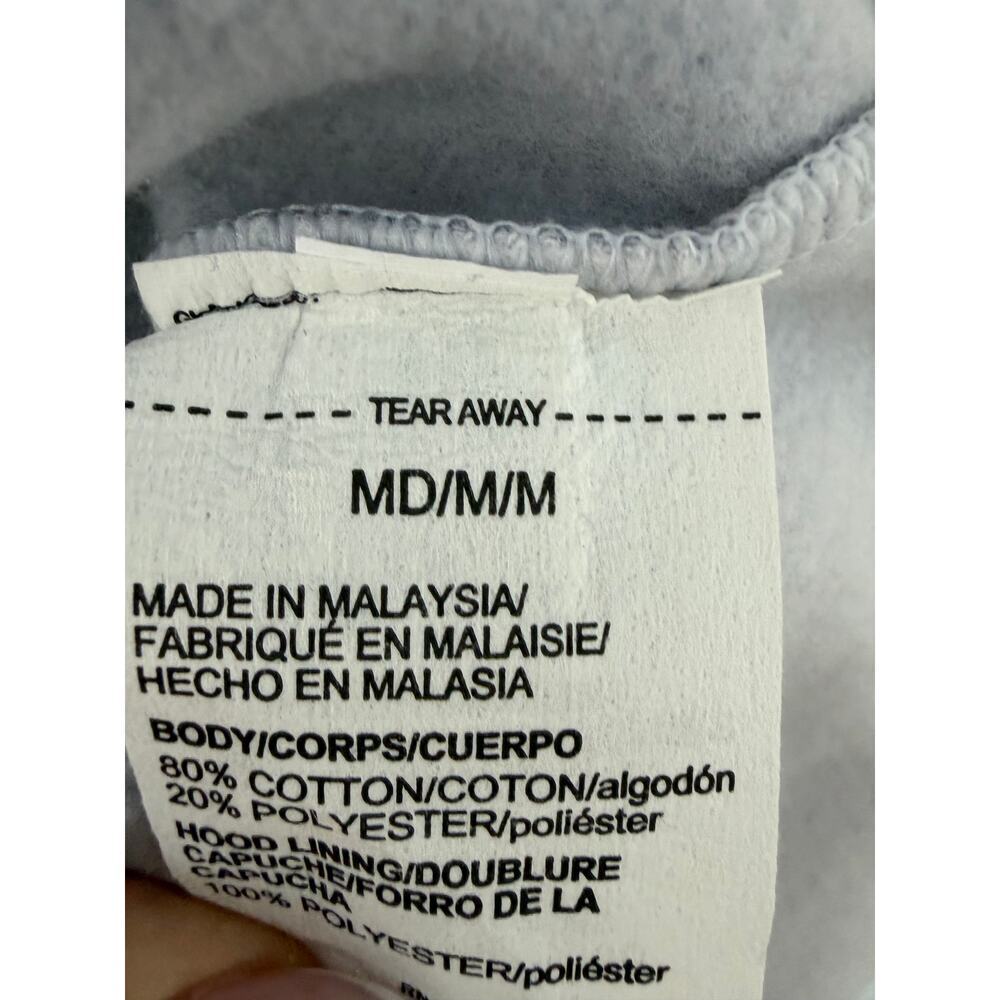 Under Armour Colorblock Hoodie Medium | Blue Gray Camo Athletic Pullover - Picture 5 of 7